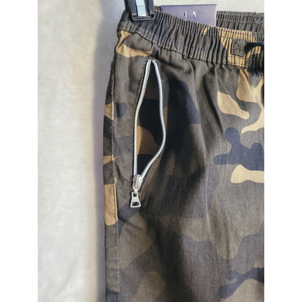 Phat Farm Pants Youth Large 14/16 Camouflage Elastic Waist Zip Pockets Stretch - Picture 3 of 7